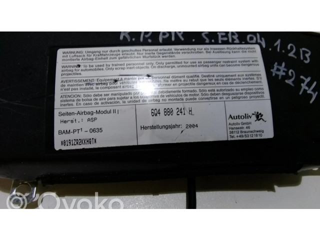 Подушка безопасности в сиденье 6Q4880241H   Skoda Fabia Mk1 (6Y)