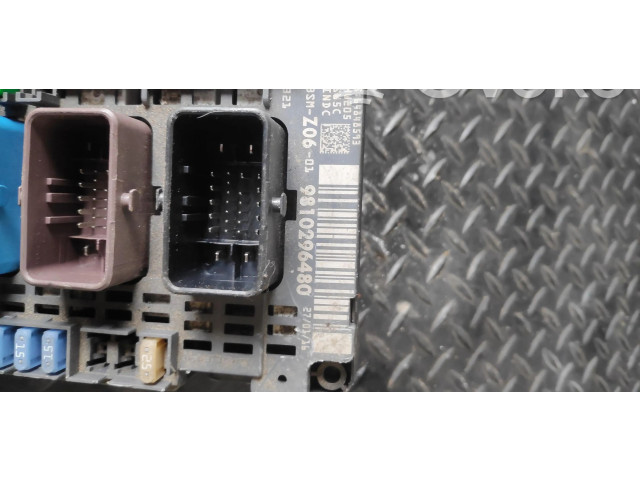 Pojistková skříňka Řídící jednotka BSM 9810296480   Peugeot 508 2014