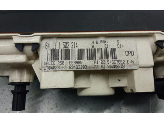 Блок управления климат-контролем LT04023, 64111502214   Mini One  Cooper R50  53