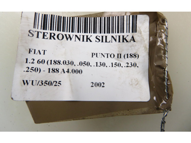 Řídící jednotka 55181132, 6160037606   Fiat Punto (188) 2002