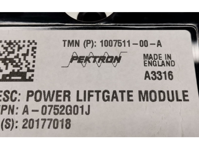 Блок управления крышки багажника