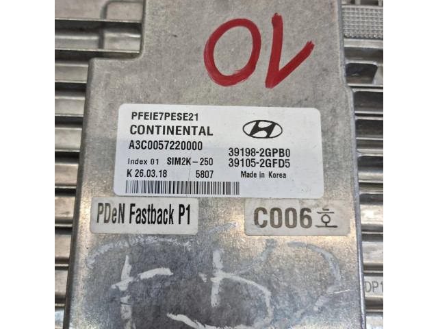 Řídící jednotka 39105--2GFD5, 39198-2GPB0 Hyundai i30 2018