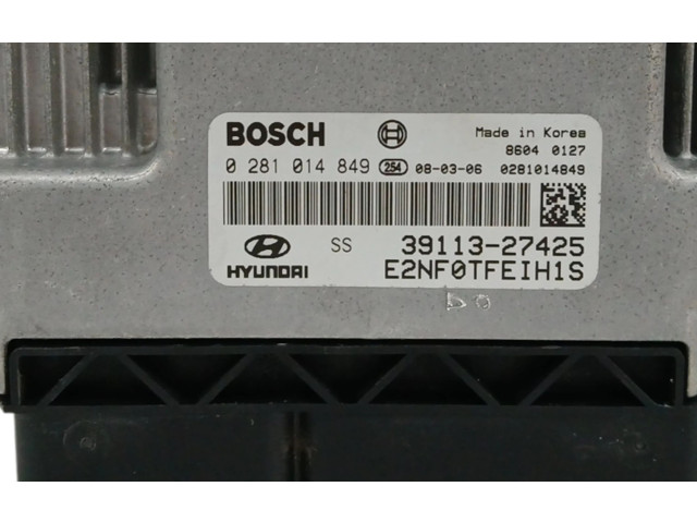 Блок управления двигателя 3911327425, 0281014849 Hyundai Sonata