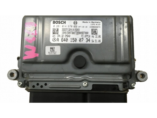 Řídící jednotka A6401500734   Mercedes-Benz A W169 2004