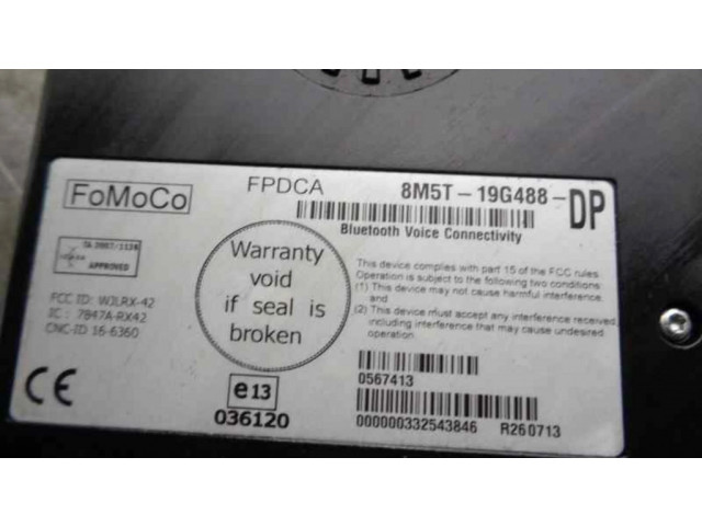 Блок управления 8M5T19G488DP Ford Connect