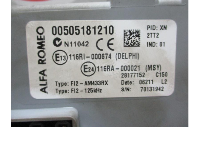 Pojistková skříňka 50509531, 50509531 Alfa Romeo Mito 2011