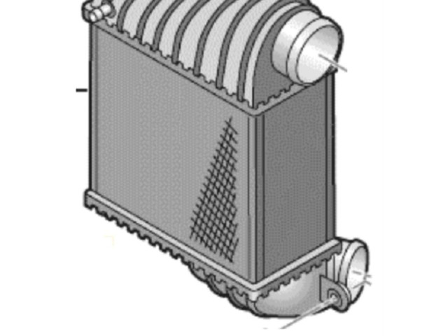 Интеркулер SLV1J0145803M Audi A3 S3 8L