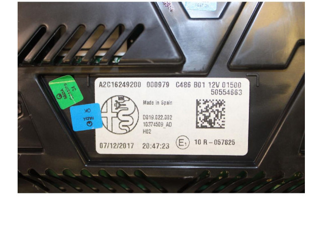 Přístrojová deska Alfa Romeo Stelvio 2016 TESTO