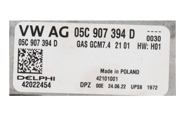 Řídící jednotka 05C907394D Volkswagen T-Roc 2022