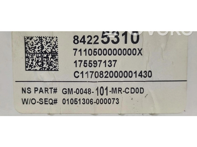 Pojistková skříňka 84225310 Chevrolet Camaro 2016