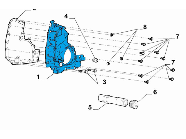 Vstřikovací lišta 5802582771, 5802387229 Fiat Ducato