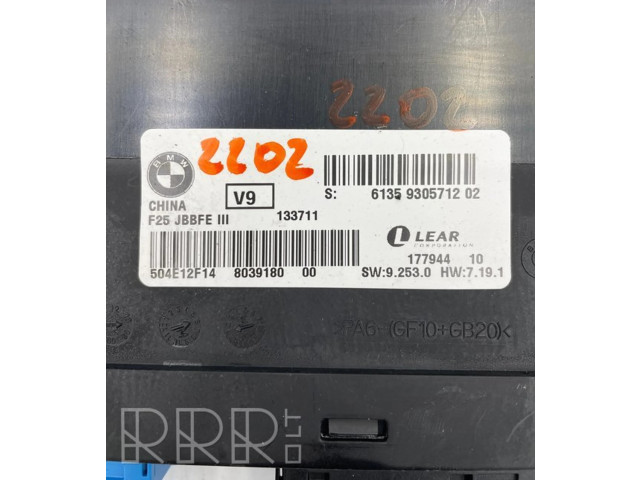 Блок комфорта 9305712, 8039180 BMW X3 F25