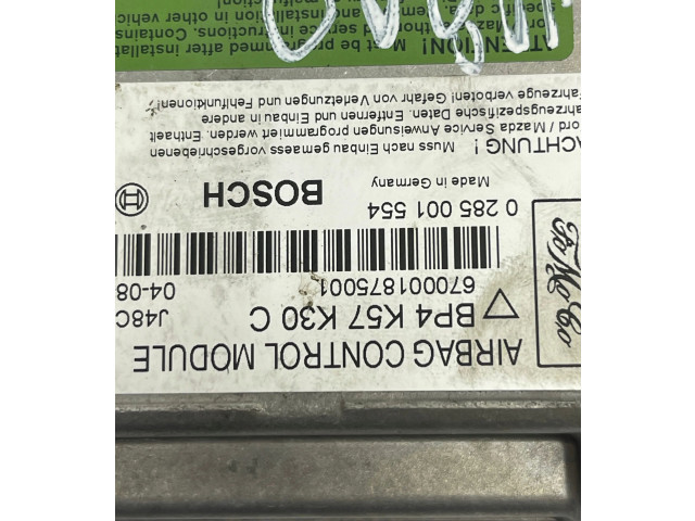 Блок подушек безопасности 0285001554 Mazda 3 I