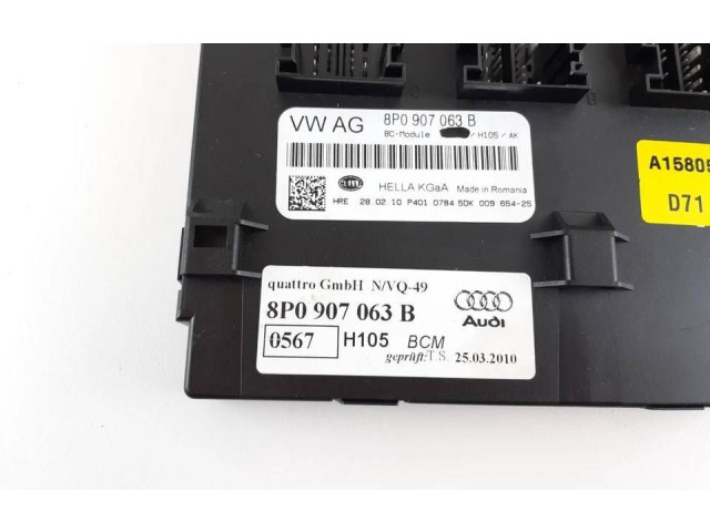 Блок комфорта 8P0907063B, 8P0907063   Audi TT TTS Mk2   