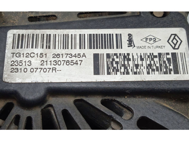 Генератор 125AH-VALEO Dacia Duster