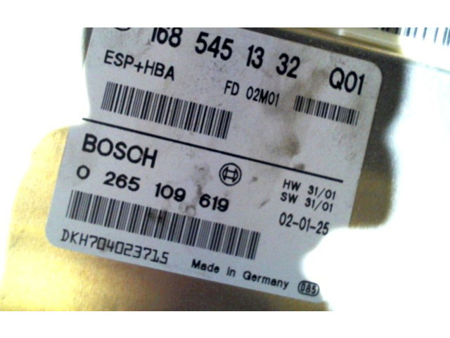 Блок управления АБС 1685451332   Mercedes-Benz A W168