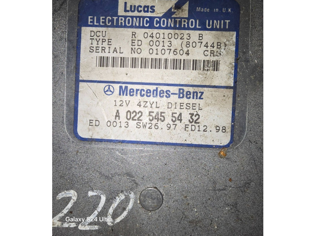 Řídící jednotka A0225455432, 0107604 Mercedes-Benz C W202 1997