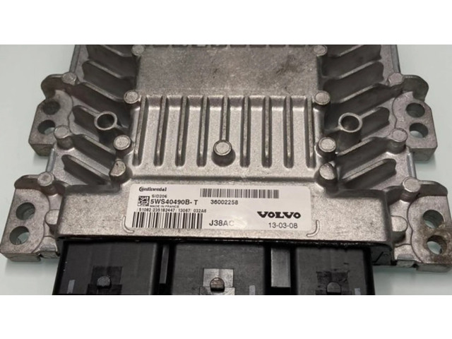 Блок управления двигателя 36002258, 5WS40490BT Volvo V50