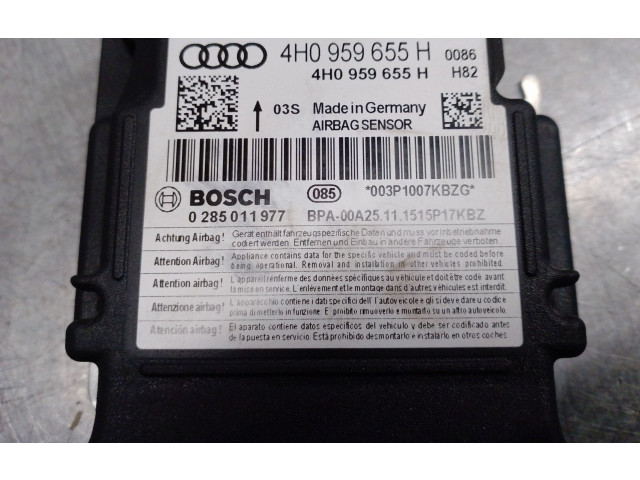 Блок подушек безопасности 4H0959655H, 0285011977   Audi A6 C7