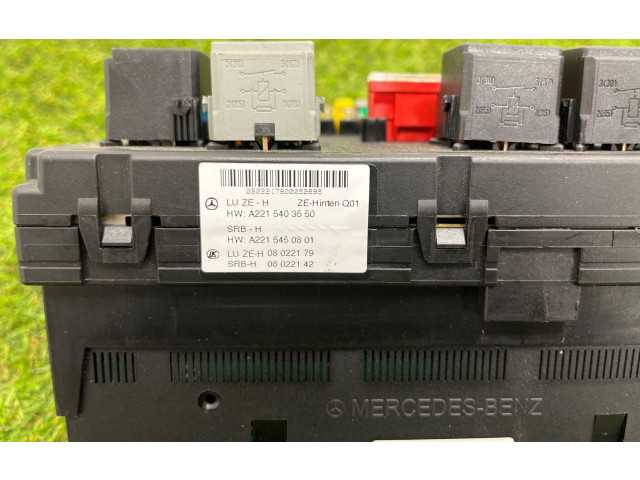 Pojistková skříňka A2215404762, A2215403550 Mercede-Benz S AMG W221 2008