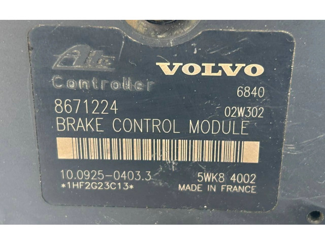 Блок АБС 8671224, P08671223   Volvo  XC90  2003 - 2006 года