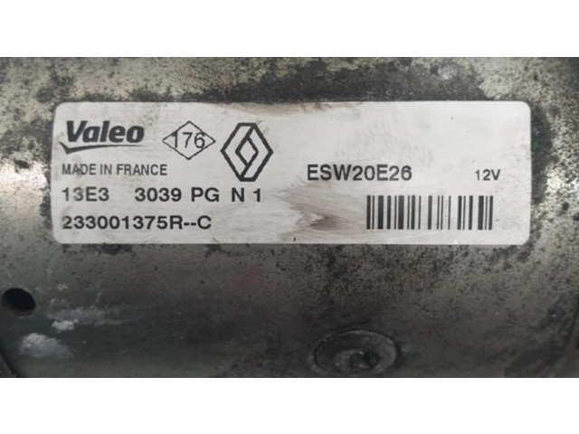 Стартер 233001375R, ESW20E26 Nissan Qashqai