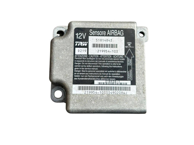 Блок управления надувных подушек 51814843, 219954103   Fiat Croma