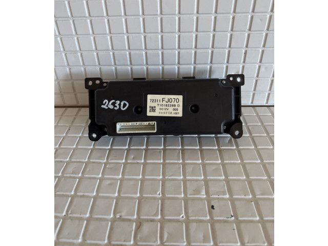 Блок управления климат-контролем 72311FJ070, T1018228BD Subaru XV I