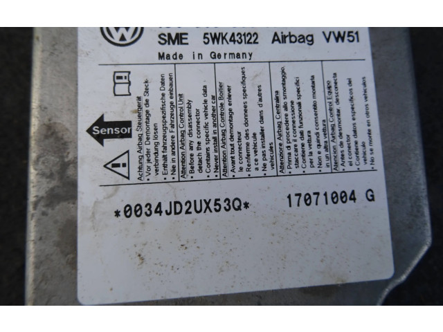 Блок подушек безопасности 1C0909605A, 17071004G Volkswagen Transporter - Caravelle T5