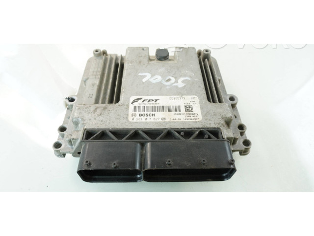 Блок управления двигателя 0281017827   Fiat 500L