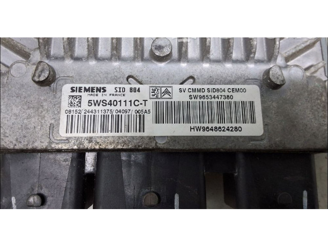 Комплект блоков управления 9653447380, 9653447380 Citroen C2