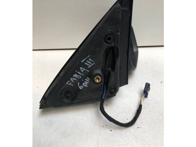 Зеркало электрическое Skoda Fabia Mk3 (NJ) 2015 - 2021 года