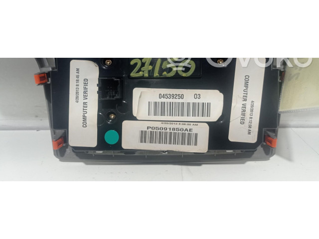 Блок управления климат-контролем 05091850AE Jeep Grand Cherokee (WK)