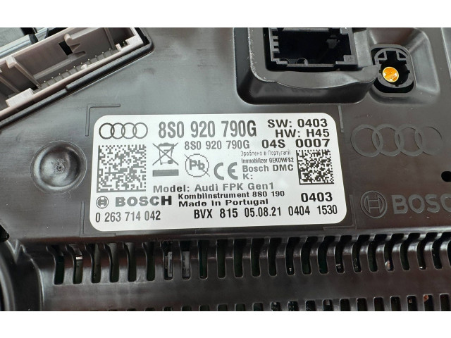 Панель приборов 8S0920790G   Audi TT TTS RS Mk3 8S       
