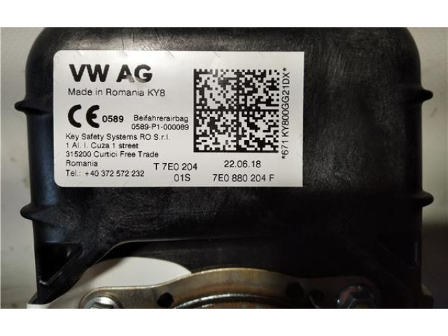 Подушка безопасности пассажира 7E0880204F Volkswagen Caddy