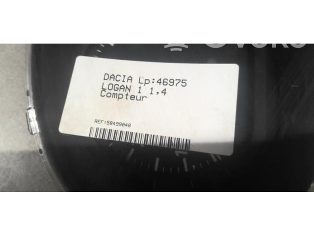 Панель приборов 248109591R   Dacia Logan I       