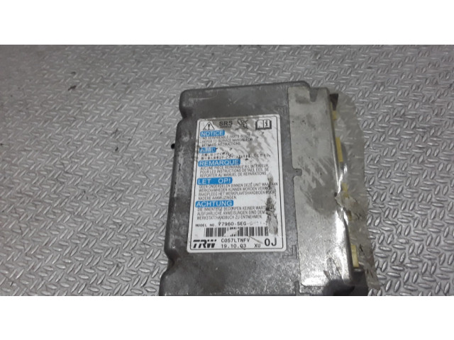 Блок подушек безопасности 77960SEGG811 Honda Accord