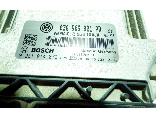 Řídící jednotka 03G906021PD, 03G906021CG Volkswagen Caddy 2010