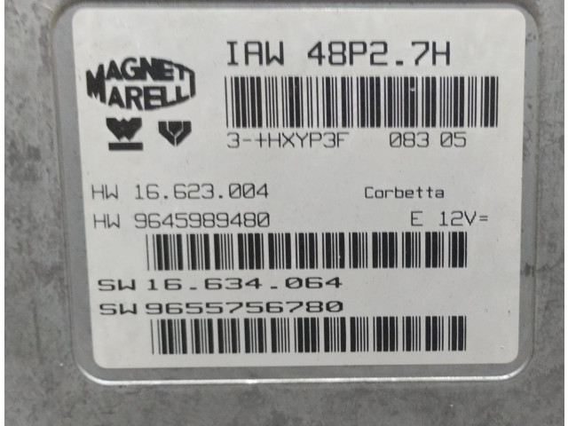 Řídící jednotka 9645989480, 9645989480 Citroen C2 2005