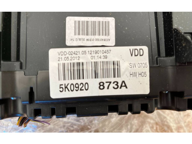 Панель приборов 5K0920873A, VDD02421 Volkswagen Golf VI
