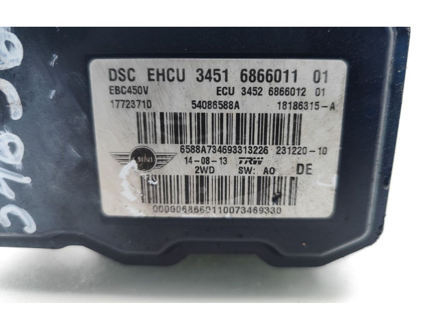 Блок АБС 6866011, 3451686601101 Mini Paceman (R61) 2012 - 2016 года