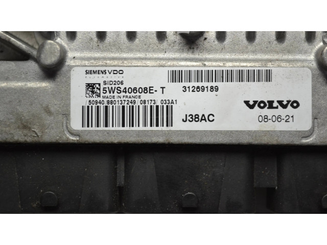 Блок управления двигателя 31269189, J38AC   Volvo V70