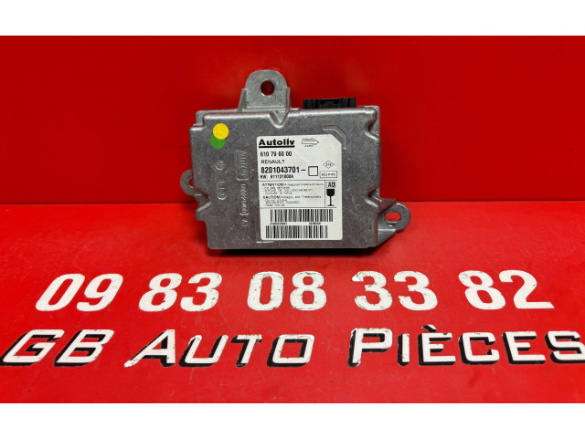 Блок подушек безопасности 8201043701, 610796000 Renault Clio III