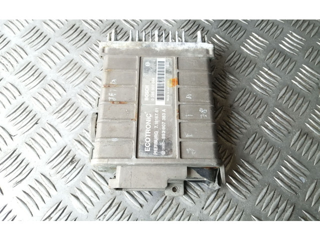 Блок управления двигателя 893907383A, 0285007044 Volkswagen Golf II