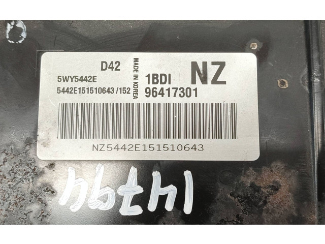 Блок управления двигателя 96417301, 5WY5442E   Chevrolet Matiz