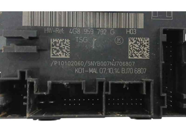 Блок управления 4G8959792J, 4G8959792G Audi A7 S7 4G