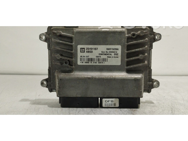 Блок управления климат-контролем 25191187, 96958816   Chevrolet Spark