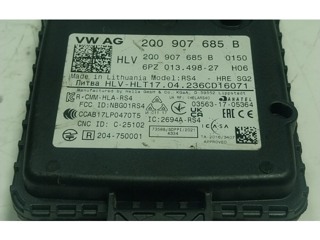 Блок управления 2Q0907685B, 2Q0907685B   Volkswagen Touran III