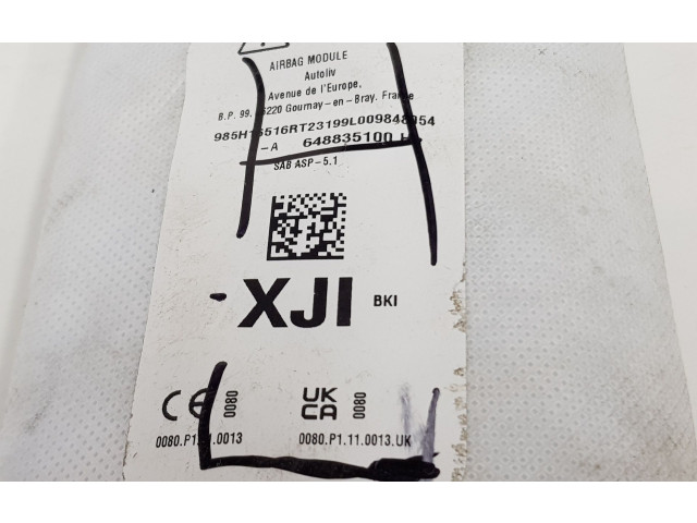 Подушка безопасности двери 985H16516R, 985H16516R   Dacia Sandero