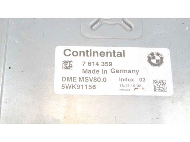 Блок управления двигателя 7614359, 5WK91156 BMW Z4 E89